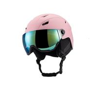 B Baosity Casco para Deportes de Invierno Casco de Snowboard Casco de Esquí Gafas Material Resistente a Impactos Pc Correa Ajustable Y Almohadill, 59 a 61cm