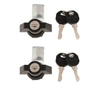 B Baosity Cerradura De Archivo Del Gabinete Eléctrico Del Camión 2xRV Caja De Herramientas Con Manija De Torneado Cierre Con 2 Llaves