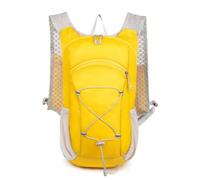 B Baosity Chaleco con Correas tables Ventilada | la Oxford impermeable Al Agua, Mochila Chaleco con Cordón Elástico, Transpirable, para Ciclismo, Running, excursionistas, Amarillo