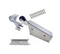 B Baosity Cierrapuertas Dispositivo de Cierre Cerradura Automática Herraje de Mecanismo de Acero Inoxidable con Cierre Suave Adecuado para Almacén Fri, Primavera