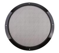 B Baosity Círculo Decorativo De Altavoz De 10 Pulgadas, Protector De Protector De Cubierta De Parrillas De Altavoz con Malla Protectora De Rejilla De Hierro Neg