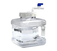 B Baosity Contenedor de Agua Portátil con Grifo para Camping Bidón de Almacenamiento Grande para Viajes Recipiente de Tanque para Senderismo Hecho de, Claro, 5l