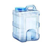 B Baosity Contenedor de Agua Portátil de PC Resistente con Asa Y Tapa Antiderrame Boca Ancha para Apto para Camping Excursiones Picnics Hogar Pre, 15L