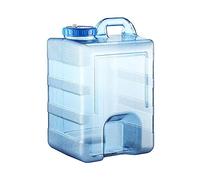 B Baosity Contenedor de Agua Portátil de PC Resistente con Asa Y Tapa Antiderrame Boca Ancha para Apto para Camping Excursiones Picnics Hogar Pre, 24L