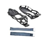 B Baosity Crampones con 24 Puntas Antideslizantes para Nieve Zapatos Botas Tracción de Acero TPE Adecuados para Deportes Montaña Pesca Y Actividades Al Aire Lib, XL