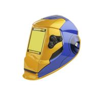 B Baosity de Soldador Automática Autoadaptable con Casco Pantalla Visera y Mascarilla PA y PP Ventana Amplia 100x93 Cm, Máscara De Soldadura De Color Verdadero