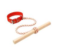 B Baosity de Sujeción Suave para Perros, Accesorio Ligero para Pasear, Que Disuade Los Tirones Bruscos Las Mordeduras. Barra de Madera, Size S