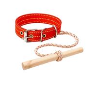 B Baosity de Sujeción Suave para Perros, Accesorio Ligero para Pasear, Que Disuade Los Tirones Bruscos Las Mordeduras. Barra de Madera, Size M