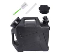 B Baosity Depósito de Agua Portátil Recipiente de Agua con Tapa Sellada Grifo Y Tubo Extensible Adecuado para Conducción Picnic Camping Uso Doméstico Emergencia, Negro