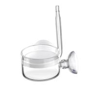 B Baosity Difusor de Acuario de Vidrio Reactor de CO2 con Cerámica Accesorio Controlador de Burbujas Kit con Ventosa Y Válvula en U Adecuado para Acuar, Diámetro 28 Mm