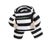 B Baosity Disfraz Perro Disfraz Mascota Ropa Perro Disfraz Prisionero Conjunto Cómodo de Poliéster Adecuado para Fiestas de Disfraces Sesiones Fotográficas, XL