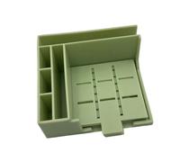 B Baosity Dispensador de Notas Adhesivas Organizador Porta Notas Plantilla Soporte PP Práctico Adecuado para Regalo de Colegas Escritorio Profesional Hogar, verde