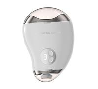 B Baosity Electric Nail Clip con Función de Recorte Automático Tool Eléctrica Compacta Resistente para Pulir Y Cortar Uñas de Almacenamiento de Residuos, Blanco