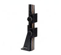 B Baosity Elevadora Vertical Mesa de Elevación Manual Etapa de Elevación Vertical de Posicionamiento Estable con Engranaje Cremallera y Pomos de Control, LWZ60-L400-2