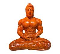 B Baosity Estatua de Buda Miniatura Figura Decorativa Escultura Artesanal Diseño Único Símbolo de Adecuada para Sala de Estar Dormitorio Oficina Re, Rosewood S, Individual