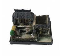 B Baosity Figurinade Casa de Resina Casa Miniatura Escultura Rural Modelo Arquitectónico Adorno Decorativo con Diseño Artesanal Que Evoca Nostalgia E Historia, 16 15 8cm, Estilo 2