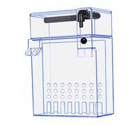 B Baosity Filtro para Acuario Caja Colgante con Tapa Accesorios para Filtro de Pecera Doble Filtración Instalación Rápida PP Adecuado para Hogar Oficina Sala de, 18 Cm X 9 Cm X 28 Cm