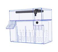 B Baosity Filtro para Acuario Caja Colgante con Tapa Accesorios para Filtro de Pecera Doble Filtración Instalación Rápida PP Adecuado para Hogar Oficina Sala de, 26 Cm X 13.5 Cm X