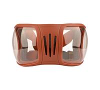 B Baosity Gafas para Equitación Protector Ocular para Equinos Gafas de Carreras y Deportes Montura Ligera de Correa Elástica Regulable y Ajuste, Marrón Y Claro