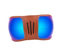 B Baosity Gafas para Equitación Protector Ocular para Equinos Gafas de Carreras y Deportes Montura Ligera de Correa Elástica Regulable y Ajuste, Marrón Y Azul