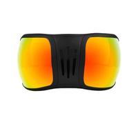 B Baosity Gafas para Equitación Protector Ocular para Equinos Gafas de Carreras y Deportes Montura Ligera de Correa Elástica Regulable y Ajuste, Negro Y Rojo