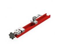 B Baosity Guía de Corte Ajustable Corte Tope Deslizante Carril Lineal Regla Deslizante Estructura Rígida de Aleación de Aluminio, Base De Posicionamiento Ajustable Para Máquina De Corte 240mm