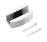 B Baosity Guía de Suelo Compacta de Acero Inoxidable para Puertas Corredizas de Cristal para Ducha