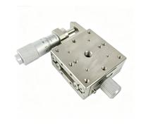 B Baosity Guía Lineal Manual Precisión Etapa Deslizante de Traslación Mesa de Posicionamiento con Perillas Calibradas para Alineación Controlada y Movimiento