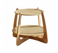B Baosity Hamaca para Gatos Cama Elevada Rascador Columpio Sofá Estructura Robusta de Madera y Superficie Sisal para Afilar Uñas Confort Fresco en Verano, Doble Capa De Sisal