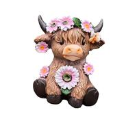 B Baosity Jarrón con Forma Maceta Artesanal de Resina Ornamento Multifuncional de Planta Estatua Ligera Adecuado para Ventana Sala Hogar, Style B, Individual