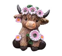 B Baosity Jarrón con Forma Maceta Artesanal de Resina Ornamento Multifuncional de Planta Estatua Ligera Adecuado para Ventana Sala Hogar, Style a, Individual