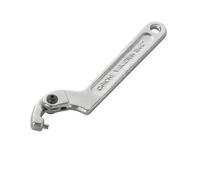 B Baosity Llave Ajustable Llave Llave de Gancho Llave de Llave de Tuercas de Circulo de Acero Aleado con Cabeza Curva con Mango, 19-51mm, Cabeza Redonda, Tamaño Pequeño