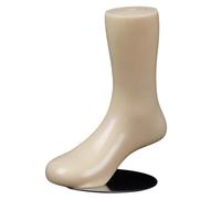 B Baosity Maniquí Calcetines Pie Exhibidor Vinilo Modelo Soporte Falso Pie Forma para Mostrar Medias Y Calcetines Adecuado para Hogar Comercios Tiendas Exposici , Skin H 21cm, Individual