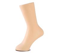 B Baosity Maniquí Calcetines Pie Exhibidor Vinilo Modelo Soporte Falso Pie Forma para Mostrar Medias Y Calcetines Adecuado para Hogar Comercios Tiendas Exposici , Skin H 24cm, Individual
