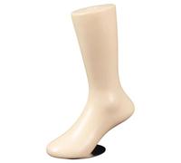 B Baosity Maniquí Calcetines Pie Exhibidor Vinilo Modelo Soporte Falso Pie Forma para Mostrar Medias Y Calcetines Adecuado para Hogar Comercios Tiendas Exposici , Skin H 15cm, Individual