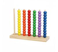 B Baosity Marco Infantil Abaco Juguete de Madera Educativo Perlas Coloridas Matemáticas Manual Apto para Niños en Edad Preescolar Aprendizaje Temprano Hogar Aula, Pequeño
