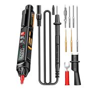 B Baosity Multímetro Digital de Tipo Bolígrafo Herramienta Profesional Multifunción para Medición de Capacidad Resistencia Y Voltaje DC Diseño Compacto, A3009 actualizado