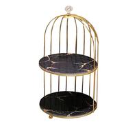 B Baosity Organizador de Cosméticos Rack Metálico para Perfume Bandeja para Joyería Expositor Decorativo Atractivo Adecuado para Dormitorio Baño Sala de Estar