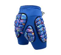 B Baosity Pantalones Cortos Acolchados Niños Amortiguador Impacto Equipo Deportivo Protección Cadera Esponja EVA Transpirable Adecuado para Esquí Patinaje Cicli, Azul XS