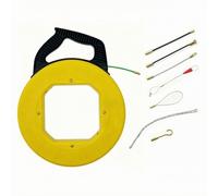 B Baosity Pasacables de Fibra de Vidrio Guía Cables Guía Varilla Conductos Hilo Guía con Asa Integrada y Diseño Ergonómico para Manejo Cómodo Adecuada para, 4.5mm 60m
