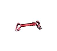 B Baosity Portabrazos para Sombrilla con Clip Fijo Abrazadera de Aluminio para Sillas Plegables Soporte Compacto y Estable para Sombrilla Instalación Sencilla, Rojo