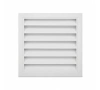 B Baosity Rejilla Impermeable para Pared Ventilación Persiana Difusor Aleación de Aluminio con Marco Reforzado Resistente Óxido Acabado con Pintura al Horno, 500 500