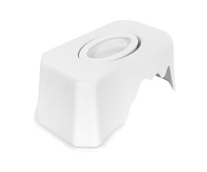 B Baosity Reptile Hiding Cave Caja Hábitat para Reptiles Cueva Refugio Accesorio Multifunción Fabricado en Cerámica Y PP Indicada para Serpientes Tortugas Ranas, Blanco