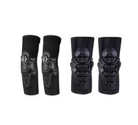 B Baosity Rodilleras para Niños, Coderas, Protectores de Protección, Conjunto de Equipo de Protección Transpirable, Almohadillas de Manga para Niñas, Niños, Dep, yo Negro