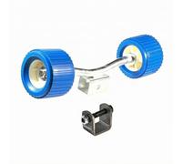 B Baosity Rodillo de Apoyo para Remolque Marino Lateral Soporte Guía Conjunto de Rodillos Bloque de Montaje Material de Goma y Acero Adecuado para Carga, Con Rodillo De Soporte Y Base