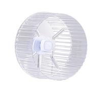 B Baosity Rueda de Ejercicio para Hámster Rueda Silenciosa Rueda de Correr Rueda para Roedores Rueda para Erizo Diseño en PC Y Montaje Sencillo Adecuad, Claro 21cm Sin Soportes