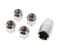 B Baosity SEGURIDAD ANTIRROBO TUERCAS RUEDAS 4 TUERCAS + 1 LLAVE M12X1.5 Para Honda KIA