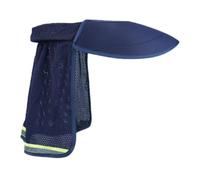 B Baosity Sombrero de Accesorio para Casco Protector Malla Transpirable Protector de Cuello Portátil Adecuado para Trabajadores Actividades Al Aire L, Azul Oscuro 35cmx50cm