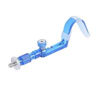 B Baosity Soporte de Caña de Pescar Plegable Doble Portacañas Telescópico Portátil con Cabezal Luminoso Y Base Estable de PC Accesorio para Pescadores, Cabeza única Azul