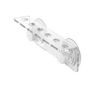 B Baosity Soporte para Coral Acuario Doble Ventosa Soporte Acrílico Fila Alineada Transparente Fácil de Colocar Estructura Ligera Seguro y Estable Apto para, 6 Hoyos